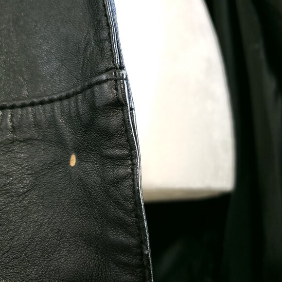 Vintage Wilsons 100% Genuine Leather Long Jacket Womens Size Medium 80s 90s - Picture 2 of 9